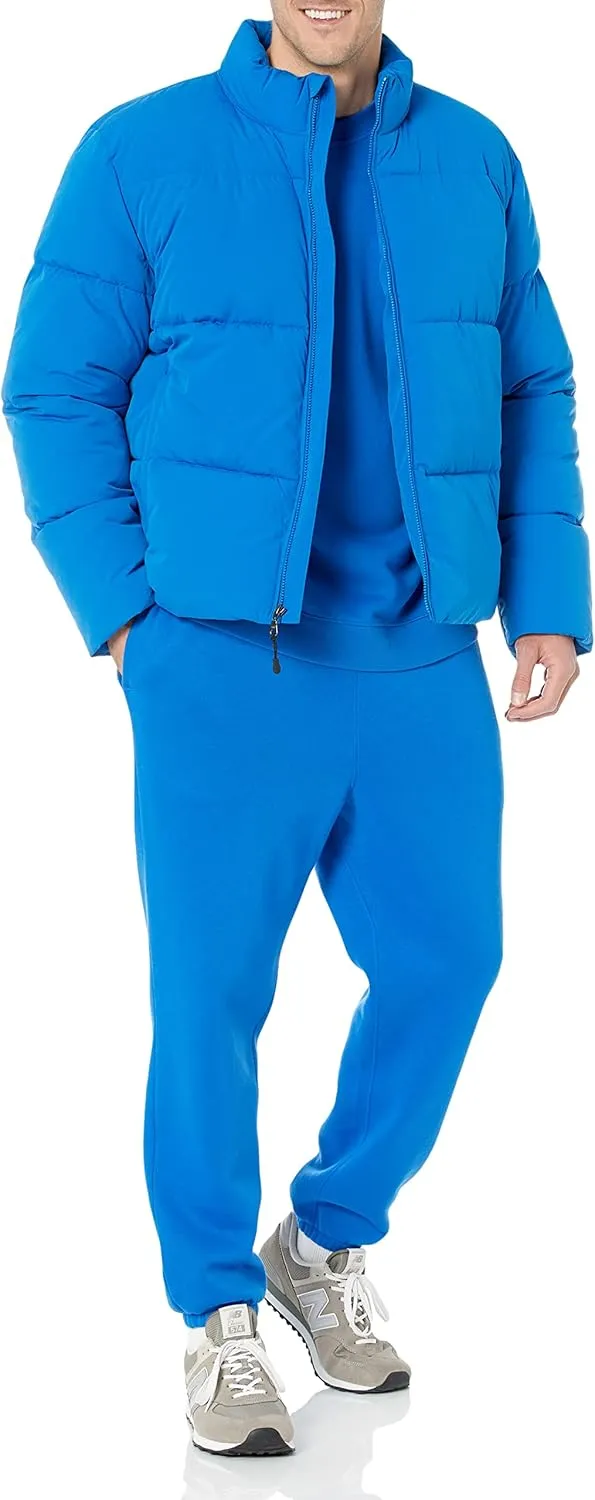 Amazon Essentials Men's Mock Neck Heavyweight Puffer Coat (Available in Big & Tall)