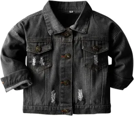 Cromoncent Classic Denim Jacket for Boys Girls