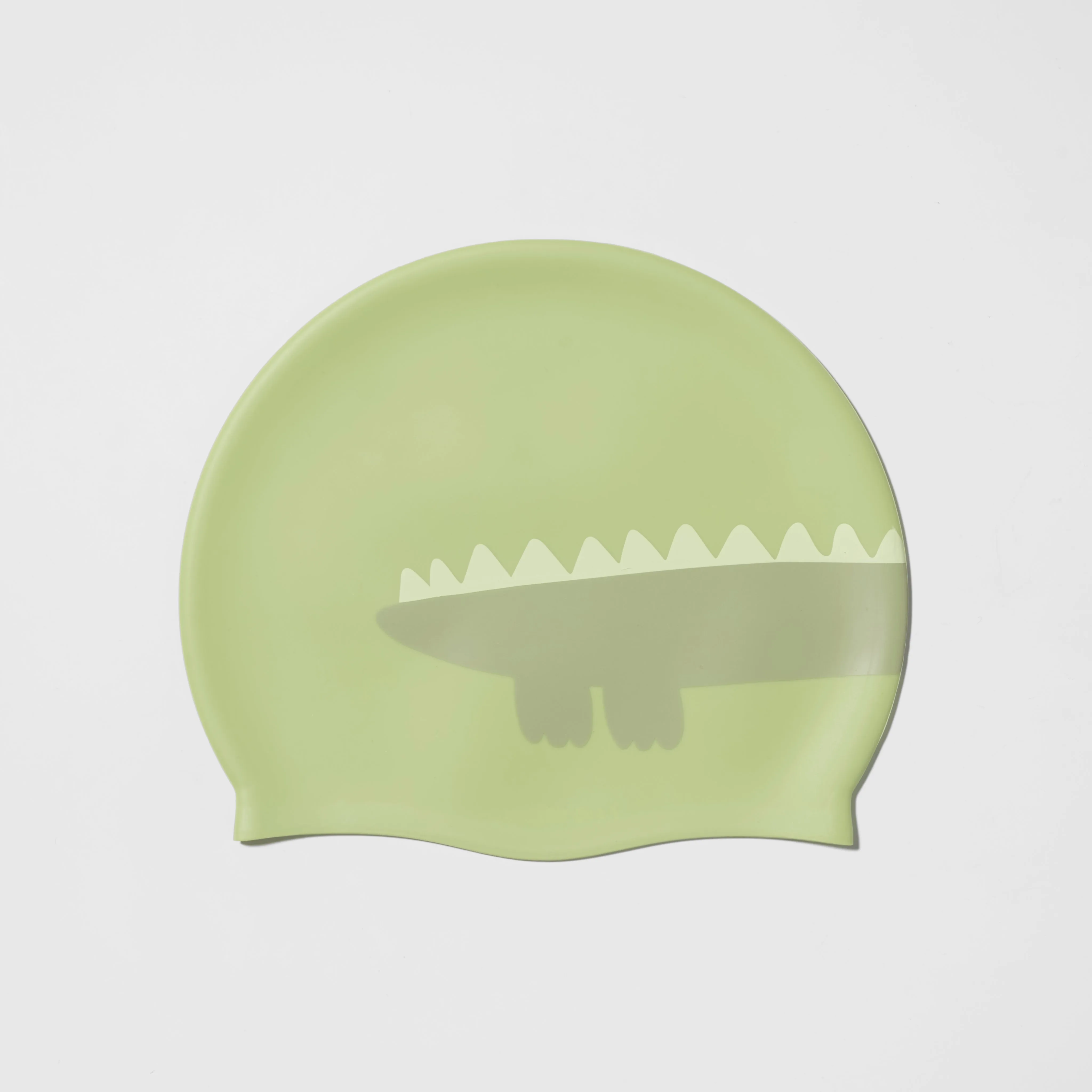 Kids Swimming Cap Cookie the Croc Light Khaki