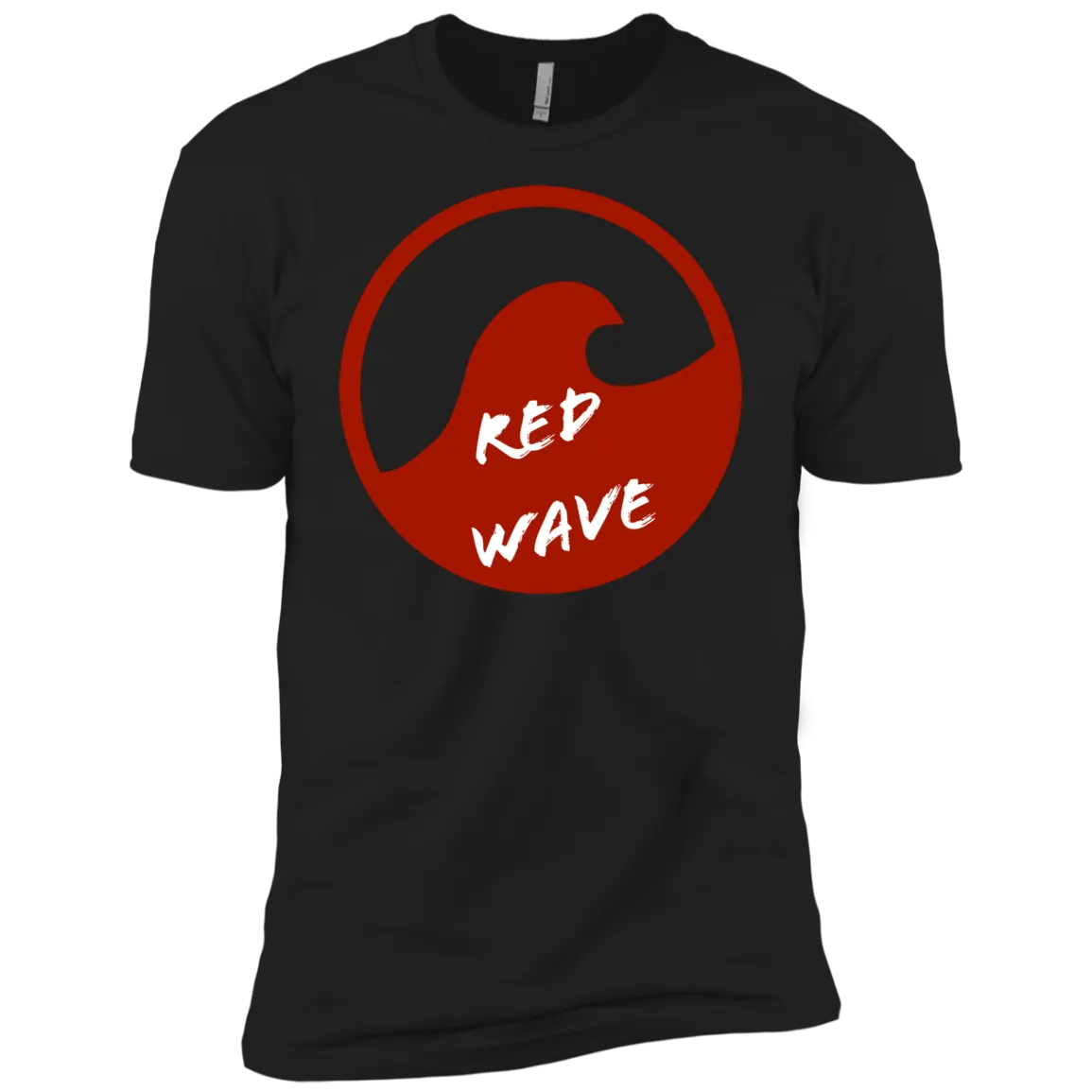 Red Wave Trump Short Sleeve Men's T-Shirt