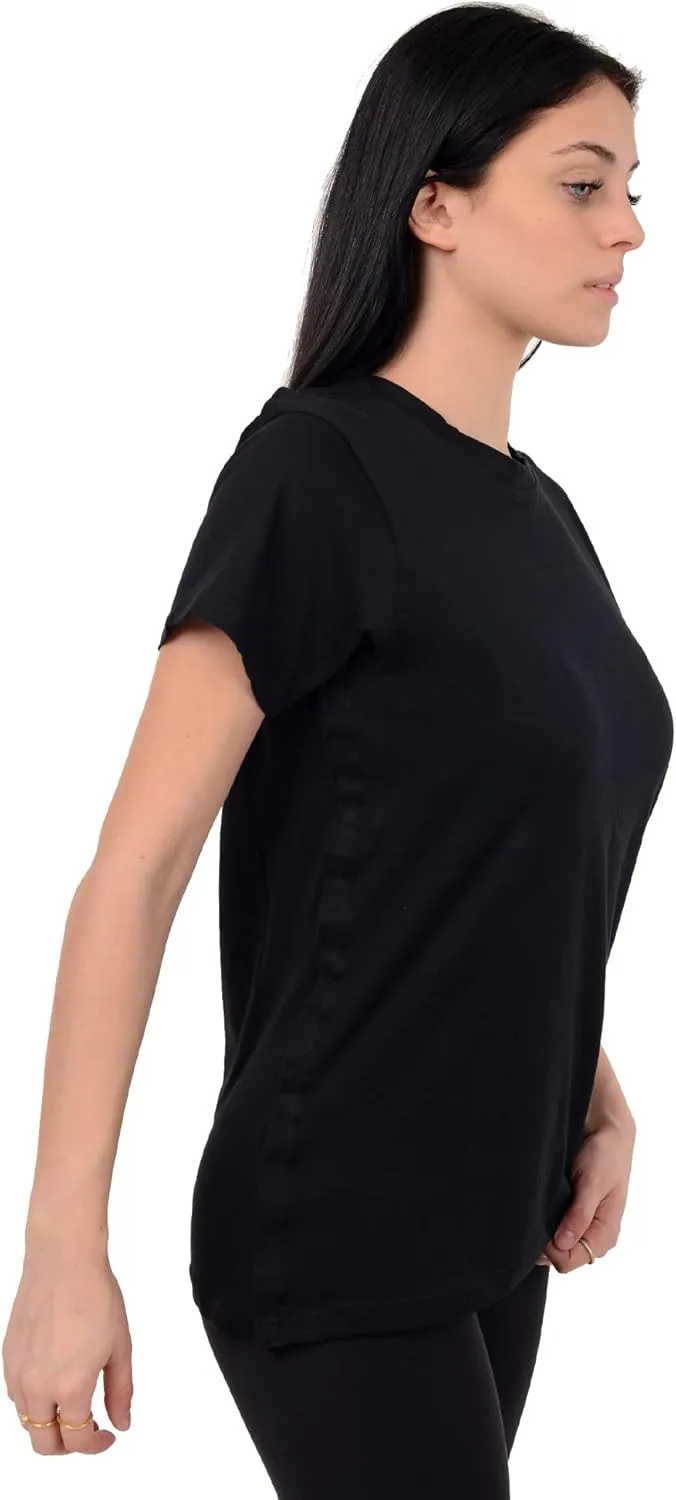 USBD Post Surgery Shoulder Recovery Shirt Tearaway Snap Open Design Tshirt for Easy Chemo Port Access Tee